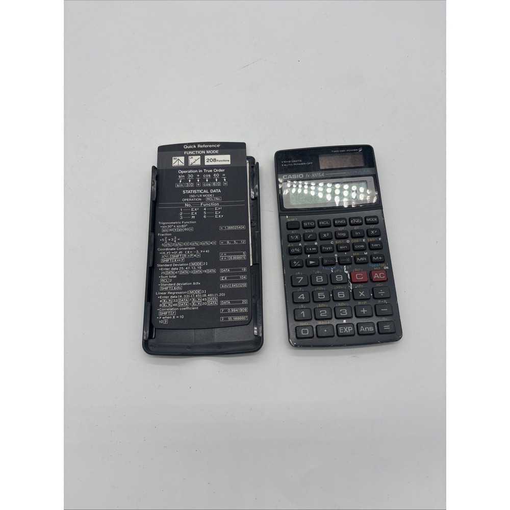 Casio FX-300sa  Scientific Calculator. tested Working.